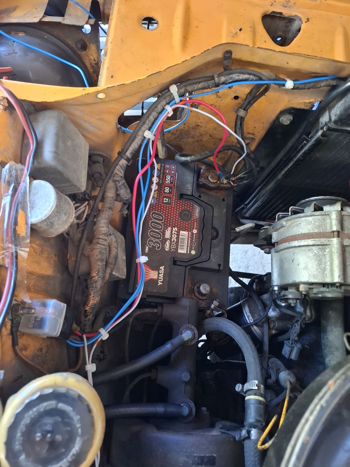 Routing in the engine bay
