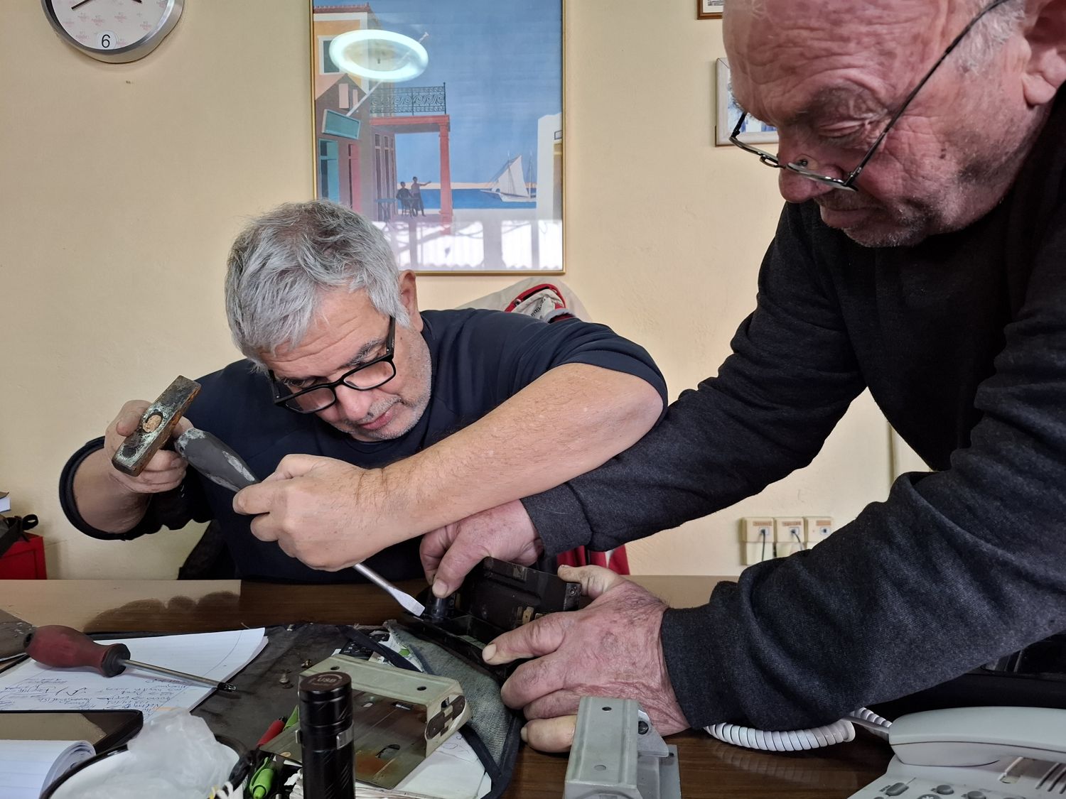 Fitting the switch, 30 December