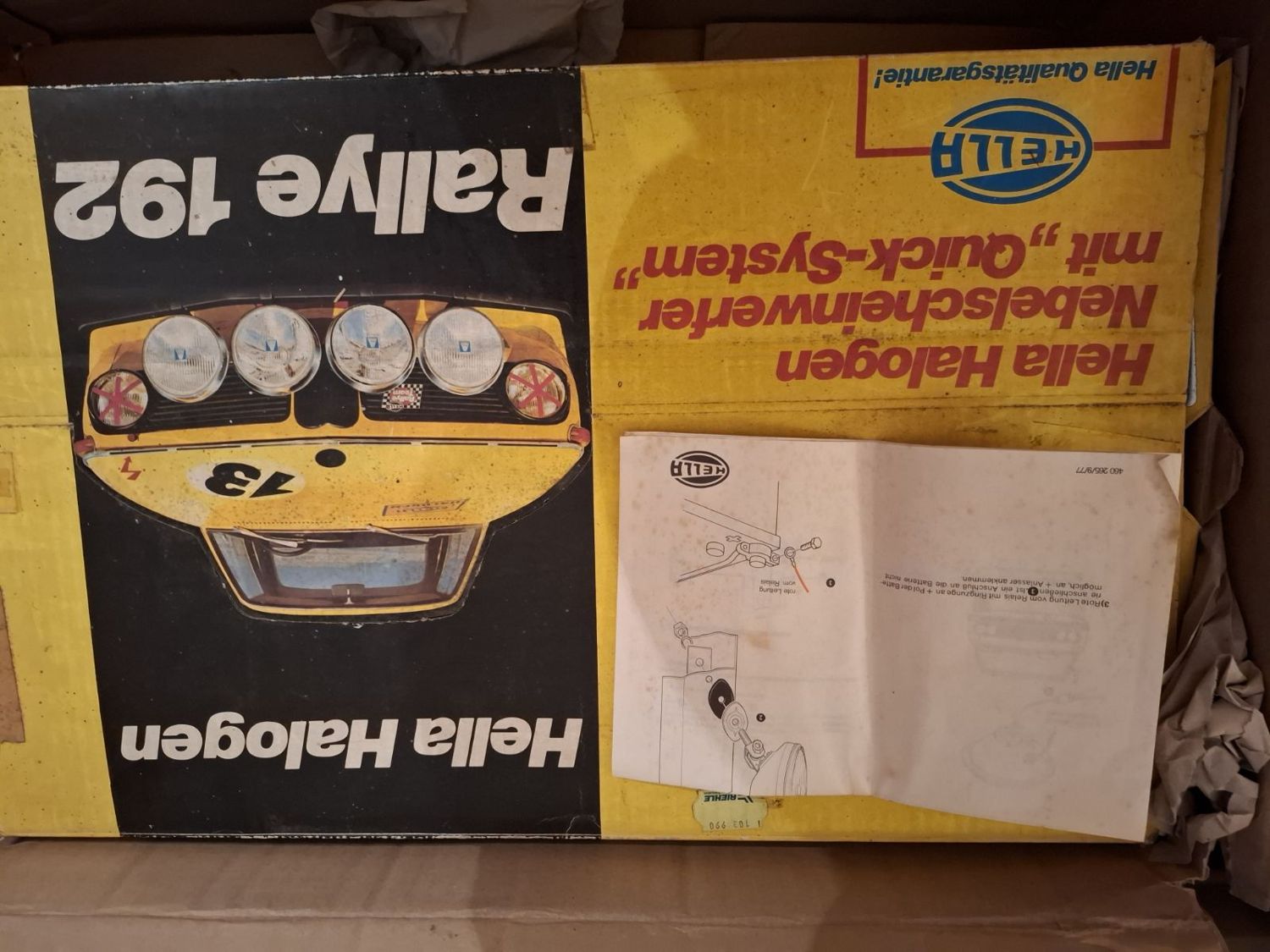 The Hella 192 kit as it arrived, February 2025