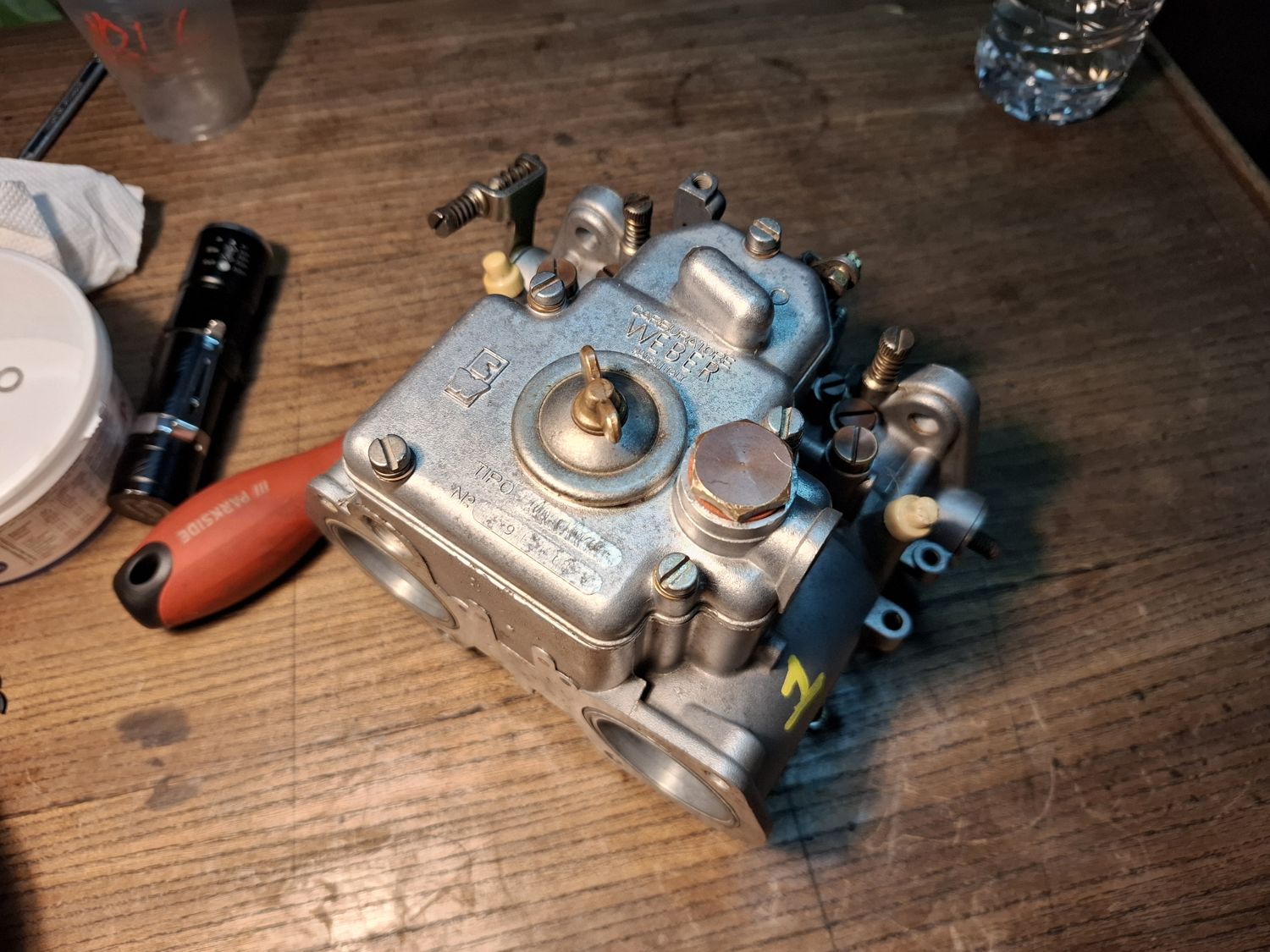 A rebuilt carb