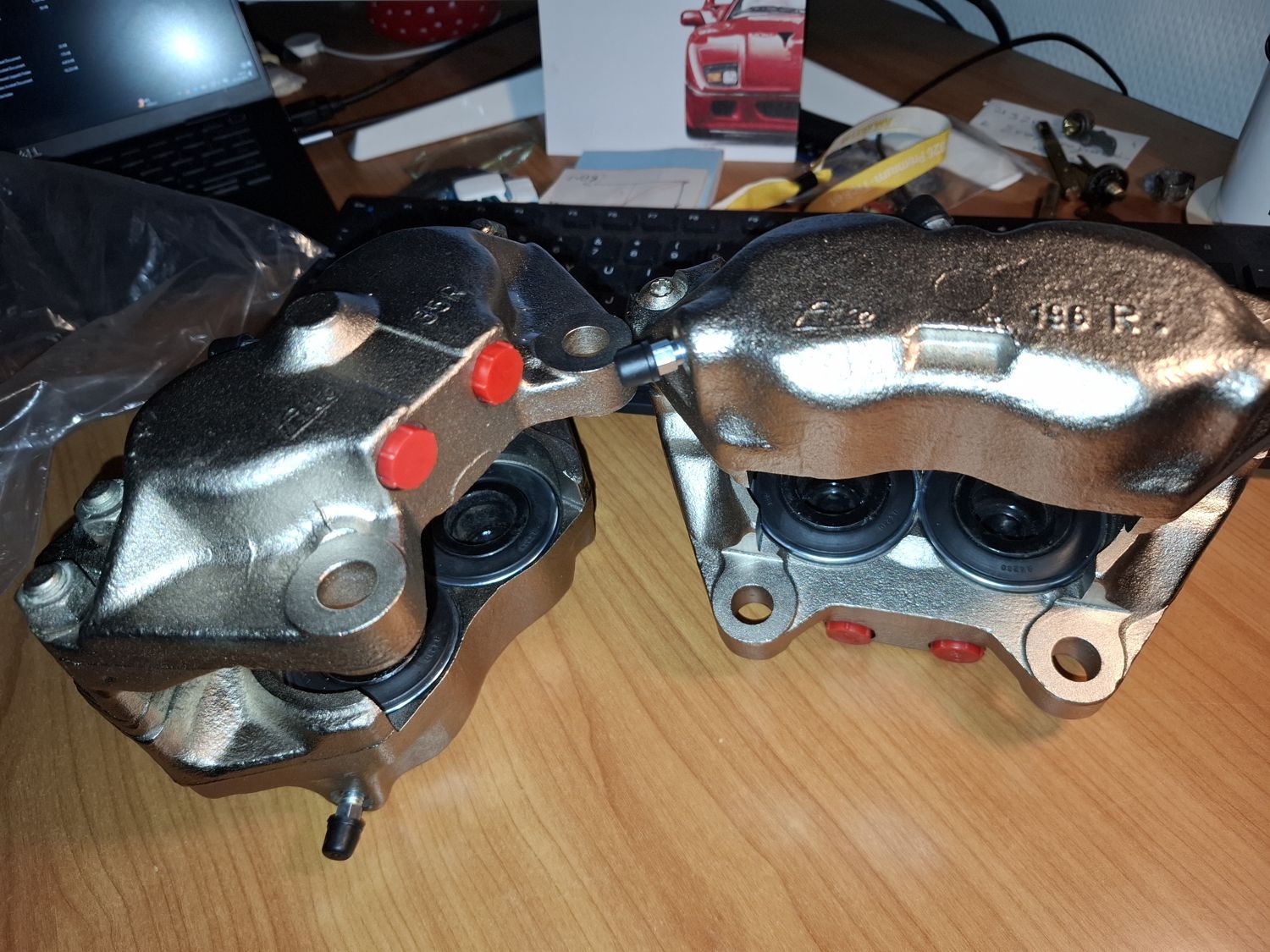 Both new calipers