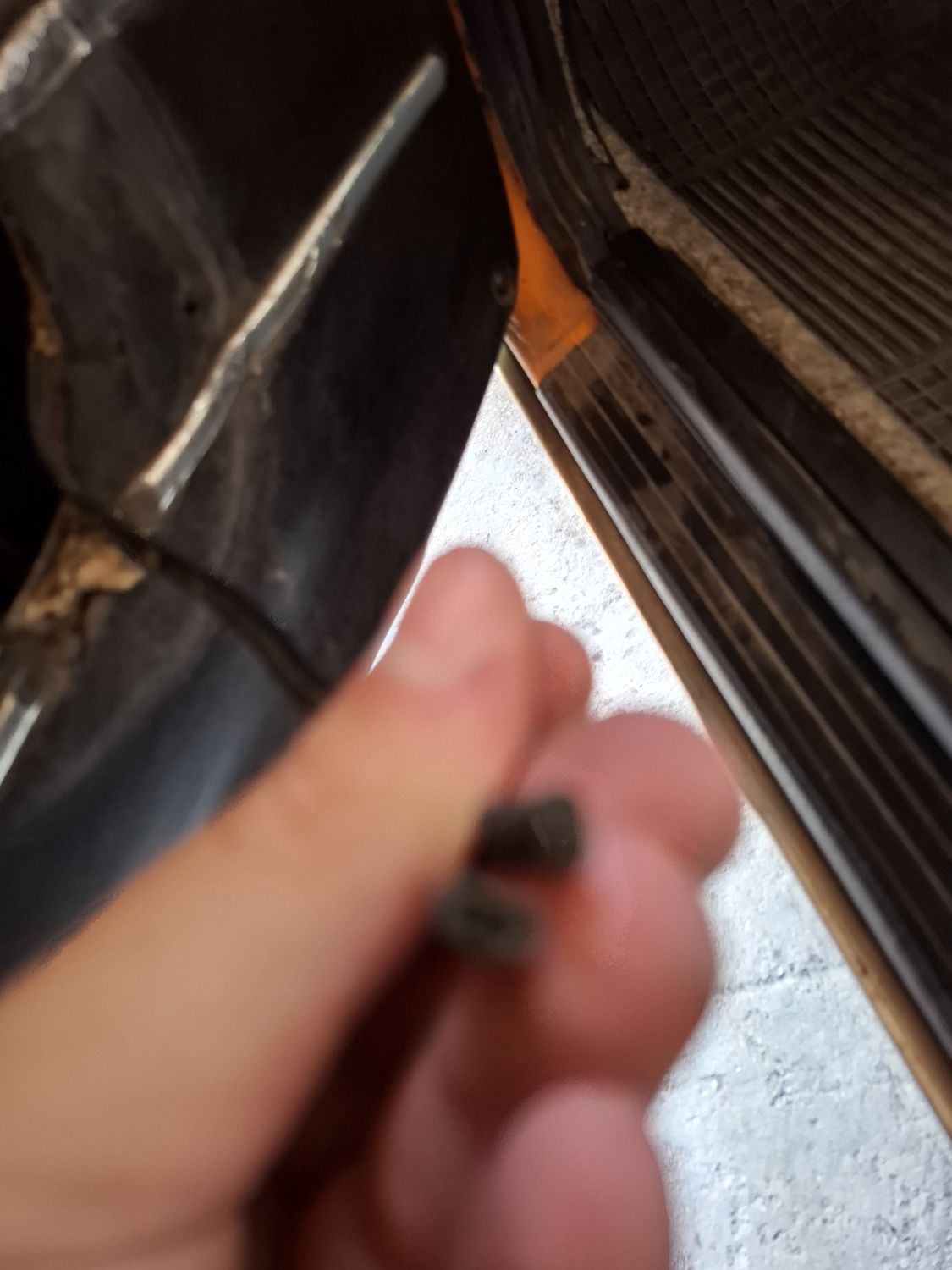 The old speaker opening