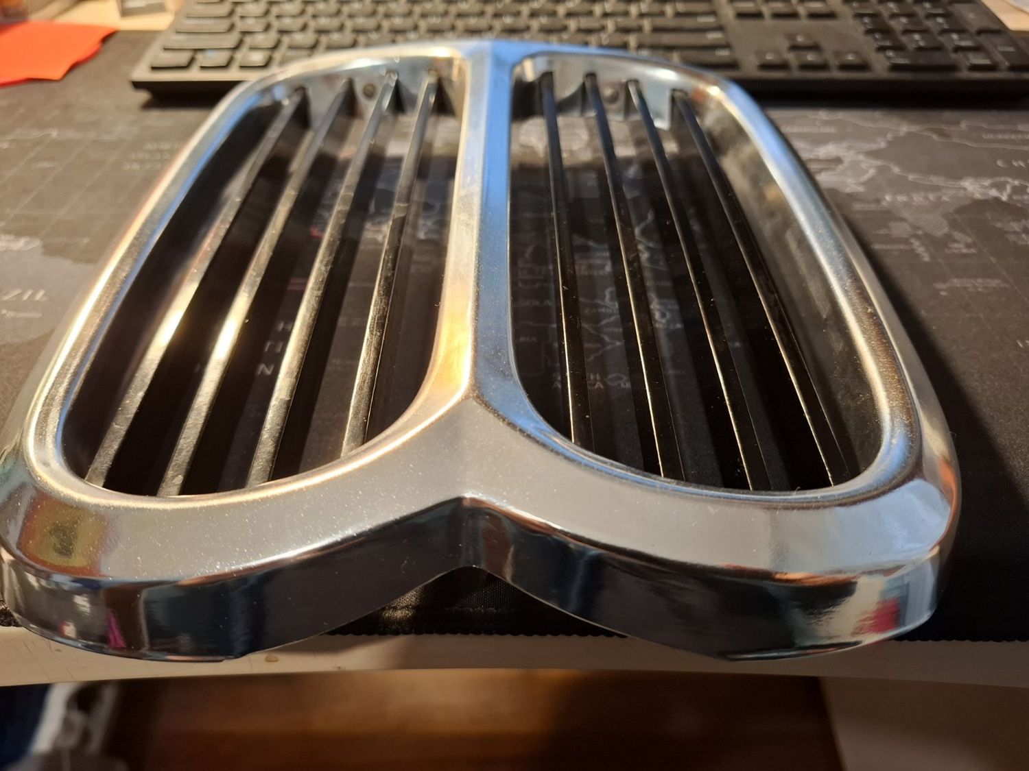 The grilles as they arrived, February 2025
