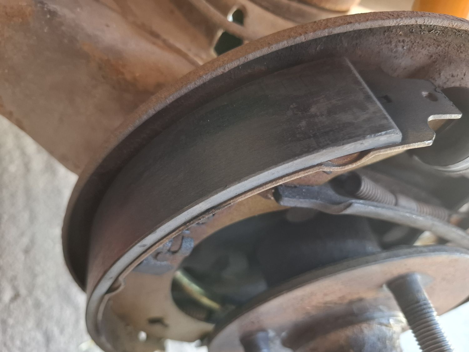 Drum off, left rear